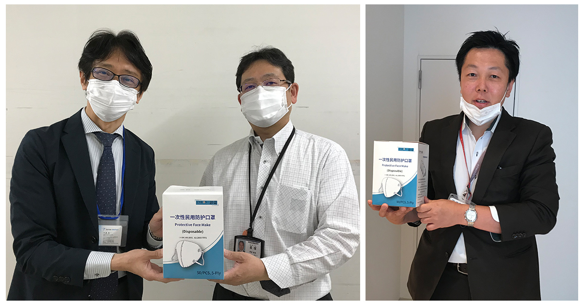 DornierMedTech's tweet photo. For hospitals, treating #covid19 patients can be financially costly. In #Japan, it has taken a toll on resources at Heisei Tateishi Hospital & JA Toride Medical Centre. Through #MillionMaskProject, we donated 1000 FFP2 masks to each. お疲れ様です! https://t.co/rVWMDeMqYK
