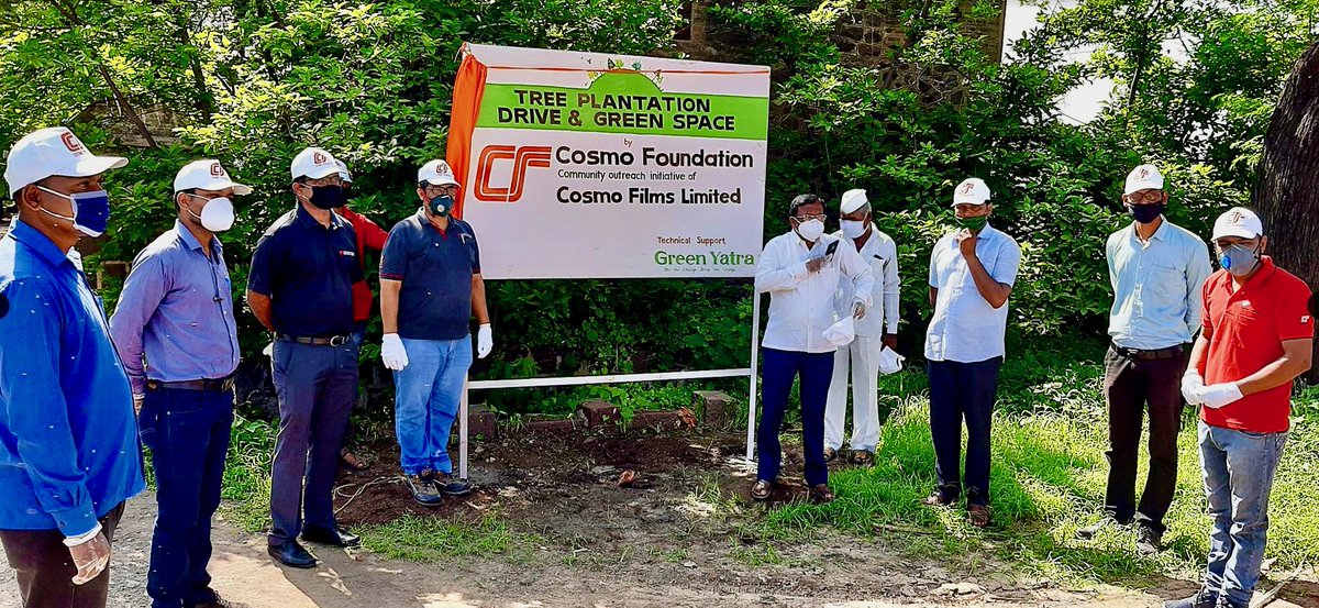 Greenyatra's tweet photo. In #LivelihoodPlantation we plant #FruitsTree in the outskirt of the metro cities (PAN India) to support farmers n increase green cover around the cities to mitigate pollution

Location: Rural Aurangabad
No. of Saplings: 5000
CSR Partner: @CosmoFilmsLtd 

#GreenYatra #CosmoFilms https://t.co/qFaC7dz20f