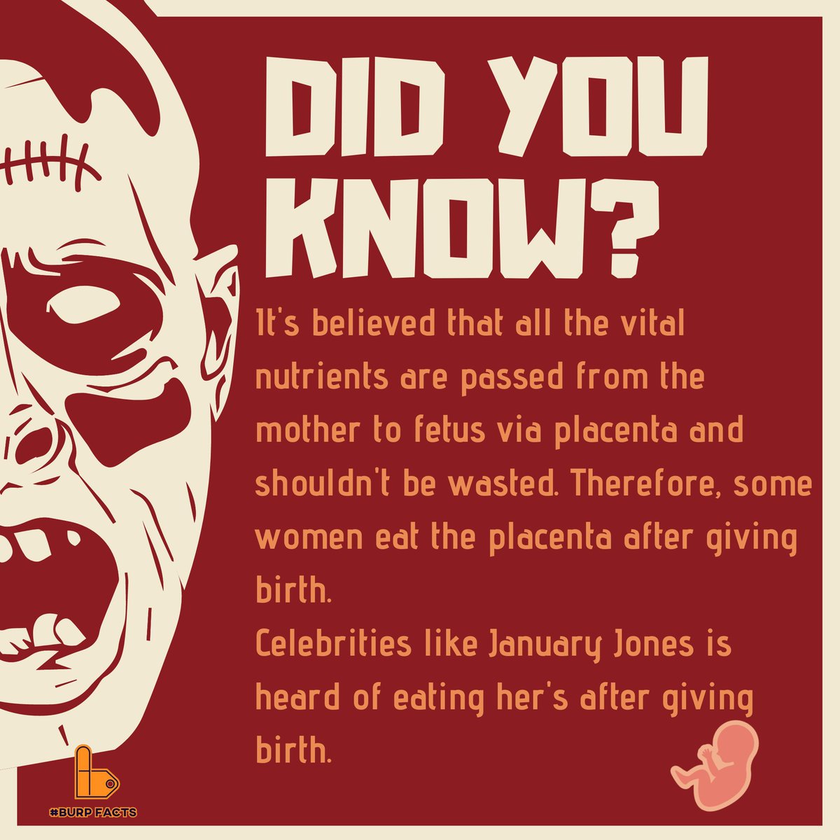 burpfacts's tweet photo. Have you ever thought why cannibals love eating people? 😈

Well what we can digest are some intriguing facts about these people!  👹
So without any further delay, let's get into it! 🍗
Follow @burp_facts to know more.
.
#Cannibalism
#FactsMatter #Facts #DidYouKnow #Prabhas21 https://t.co/OQdhzvK0dp