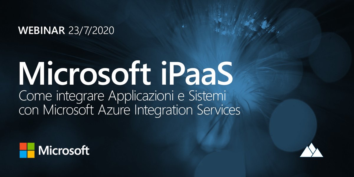Altitudo_tweets's tweet photo. La Integration Platform as A Service (#iPaaS) di Microsoft è la soluzione ideale per l’integrazione tra applicazioni, sistemi e servizi Cloud e On Premise, per automatizzare e gestire i processi più strategici. Ne parliamo nel webinar del 23/7. Iscriviti 👉https://t.co/OerachlHPC https://t.co/s0BM8IvGrP