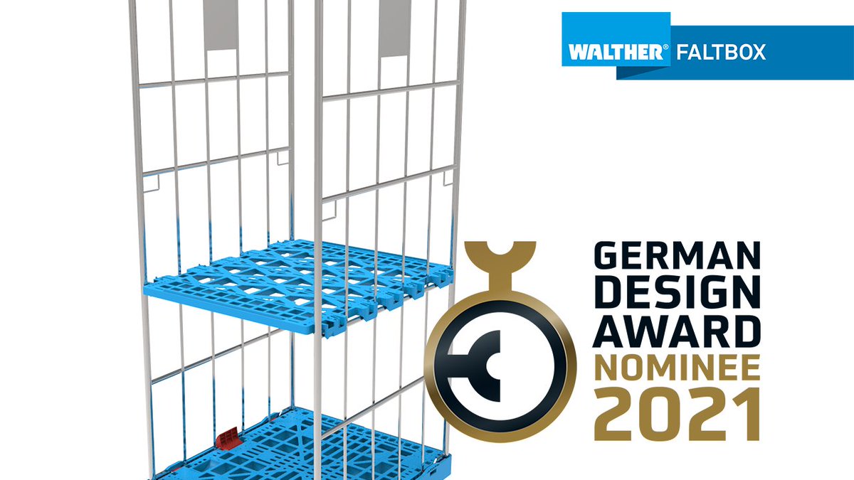 Yippiieeee 🎉😊 Eine unserer neuesten Produkt-Innovationen, der WALTHER Rollcontainer, wurde zum German Design Award 2021 nominiert. Mehr dazu unter: faltbox.com/de/loesungen/b…