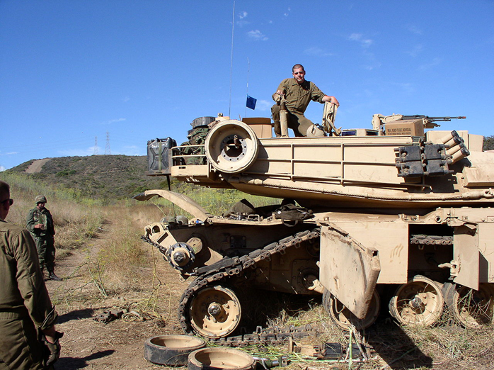 Many AFV use an identical roadwheel on this position, and in damaged vehicles track can be “short tracked” over another roadwheel station to limp home. In many ways not much is special about the idler itself. However, idler is also used to adjust track tension, which is critical