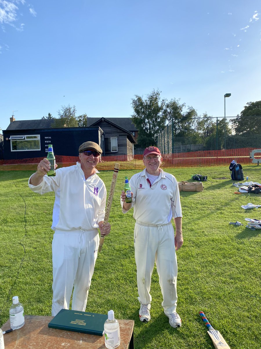 PaoloSmudger's tweet photo. It’s good to be back playing cricket for Shippo cricket club with @SprattBernie v my old club @StoneleighCC - scored a nice 60 with a 6 to get to 50 - thank you Shippo for invitation - perfect day https://t.co/SocmAKGi85