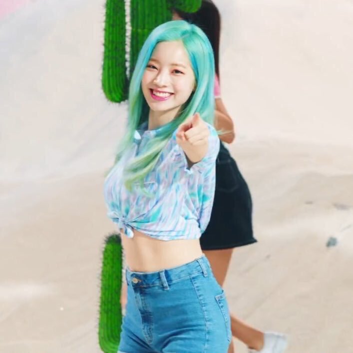 202. happy happy dahyun with her rarest hair color and just look at her  best proportions in kpop