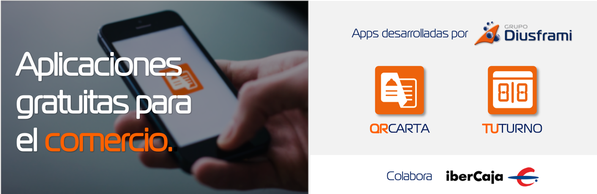 GrupoDiusframi's tweet photo. Ahora más que nunca, al lado de los #comercios. Ponemos a su disposición dos #apps gratuitas que les permita llegar mejor a sus clientes. Gracias @ibercaja por vuestro apoyo y colaboración en esta iniciativa. Para más ℹ️ 👉 https://t.co/5QnocdKwck https://t.co/uH344rSiD2
