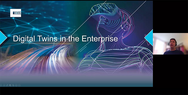 CambridgeCDBB's tweet photo. DT Hub: Watch Kevin Reeve's #digitaltwintalk here: https://t.co/5dq74WvfOh on 'The Integrated Enterprise' and join the live discussion tomorrow 21 July at 10.30 BST on the https://t.co/65mLFkhm2S  @CostainGroup #digitaltwintalk #DTHub #interconnected #digitaltwins https://t.co/KHNqpNCbvw