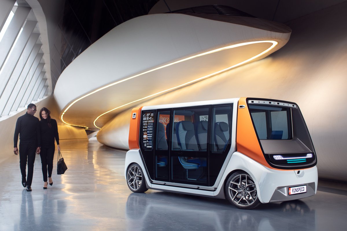 Hypermotionfair's tweet photo. Which intelligent #transport systems does the future hold? @Hypermotionfair presents innovations in the #automotive sector such as the #MetroSnap by @rinspeed. Experience #futuremobility in November 2020! #SayHyToHypermotion #hym20 #conceptcars #emobility #AutonomousVehicles https://t.co/Rcw4FbC4sX