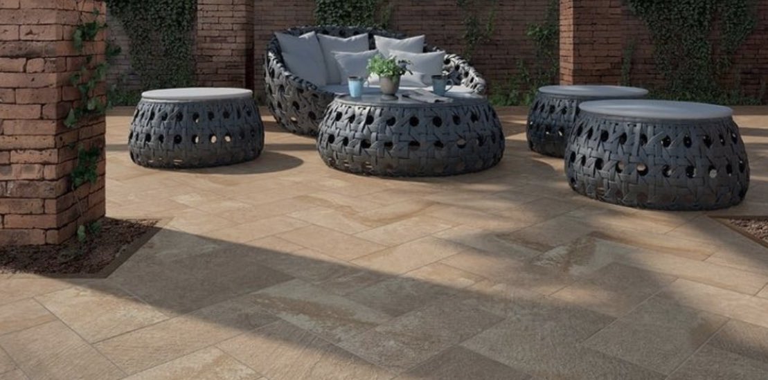 uk_italian's tweet photo. Porcelain stoneware tiles for external paving, with high performance and a stunning natural and refined appearance. patio is part of our Outdoor tiles Collection. https://t.co/G9qnVxjw8b