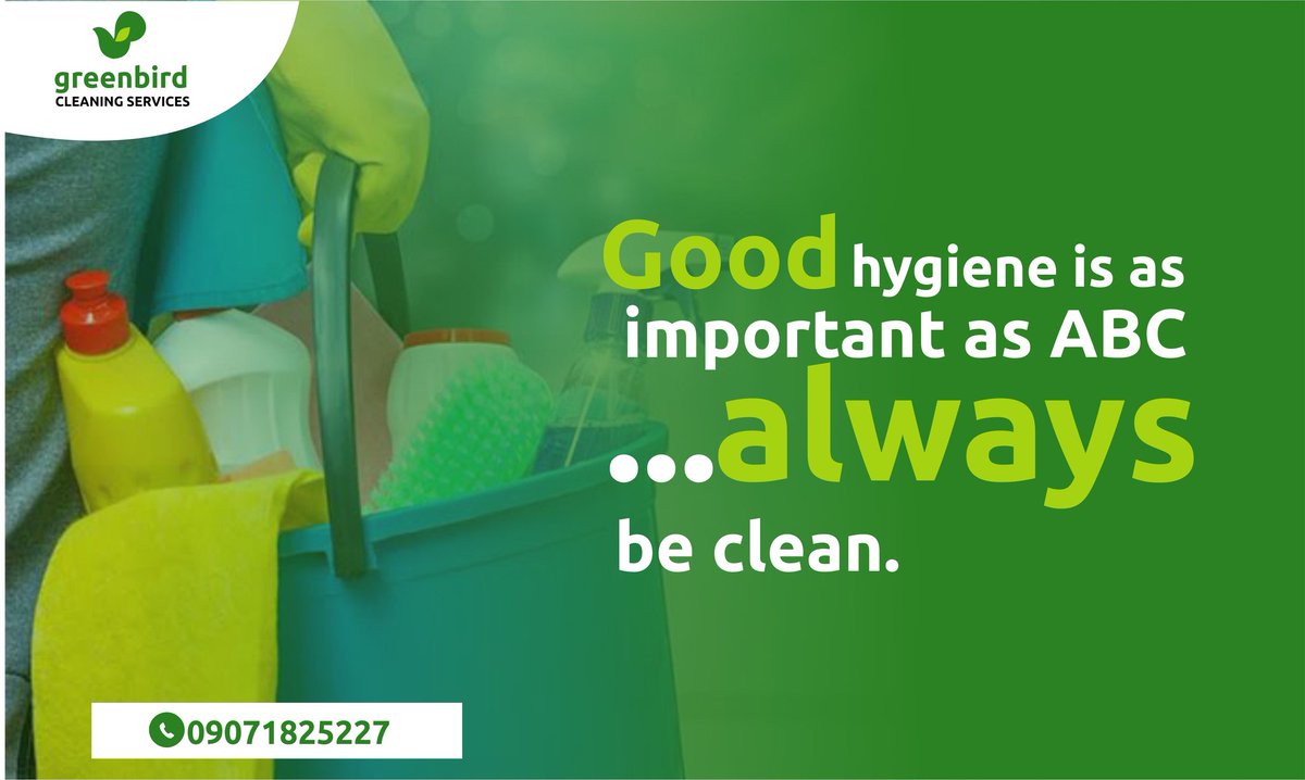 GBcleaning_ng's tweet image. Happy new week Port Harcourt!!
As you step out this new week, may all you do be fruitful, but remember to always practice good hygiene as it is very important
@AskPHPeople @sellitinPHnow  @PORTHARCOURT_ @oboloraiders 
#phclean
#phvalue
#greenclean
#GBcleaning
#WeCleanYouMakeMoney