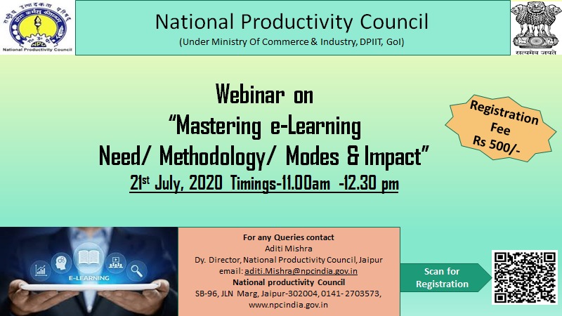 aditimishra821's tweet photo. #lastopportunity #enrollyourself webinar on #Mastering e-Learning on 21 JULY at 11am
@ASSOCHAM4India @AIUIndia @RasciOnline @IASassociation @AP @IRS_IN @IIMCAA @CIIEvents @CIIAIIndia @CIIEnergy @FollowCII @CIIEIndia @SriSri @YogaWorks @Yoga_Journal @DIPPGOI @Dir_Gen_Trg @DGT_MSDE https://t.co/oGdqxNkpcF