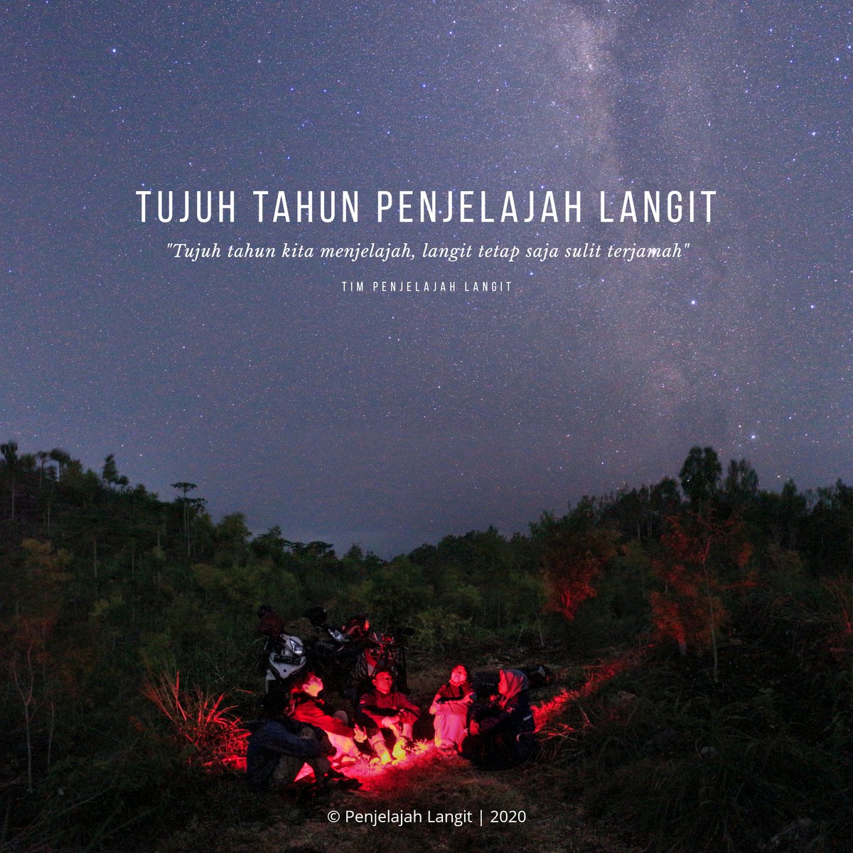 PL_Jogja's tweet photo. Sudah 7 kali Penjelajah Langit melengkapi orbit terhadap Matahari 💫, suka duka banyak dilewati, satu persatu mimpi mulai digapai hari demi hari, tapi perjuangan panjang yang lebih besar masih menanti 😊

Terimakasih banyak sudah mendukung Penjelajah Langit sampai sekarang ✨✨✨ https://t.co/jpld5QnS9e