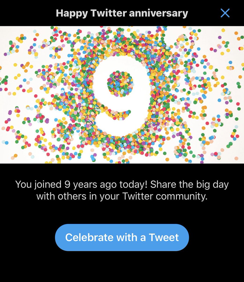 Yo it’s my #Twitterversary! 🤙🏽 Thank you to all my fans for being there from day one!  <a href="/Twitter/">Twitter</a> @verified