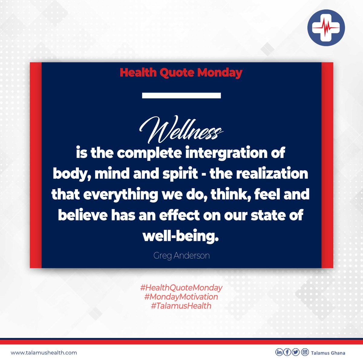 TalamusGhana's tweet photo. #TalamusSays a new week has started. No matter what you are facing right now, this week can be a good one for you if you try your best to overcome your problems.

 Have a nice day!
#HealthQuoteMonday #MondayMotivation #TalamusHealth #TalamusGhana https://t.co/glyxpxybpd