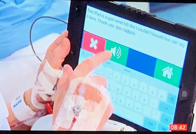 roundaboutdrama's tweet photo. Great feature at the weekend on @BBCBreakfast on @myicuvoice, a new app giving intensive care patients a voice. https://t.co/AsBZsYPwnC
