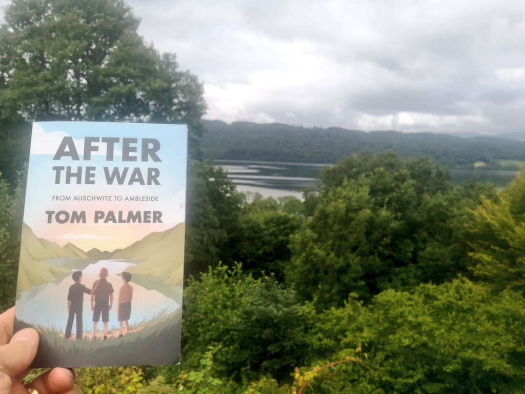 First view of Windermere itself. This feels good. Bringing my book to where it is from, if that makes sense.  #AfterTheWar#3 