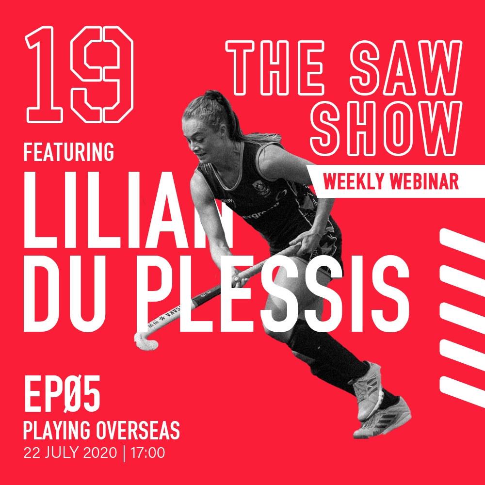 🔥 In Ep05 we are joined by the lady with the most lethal reverse stick shot in the country, Lilian Du Plessis 🔥⁠
⁠
For R100 you can book your spot to view the SAW Show EP05: Playing Overseas 💪⁠
⁠
Funds raised will help the national program 🏑⁠
⁠
#hockey #fieldhockey