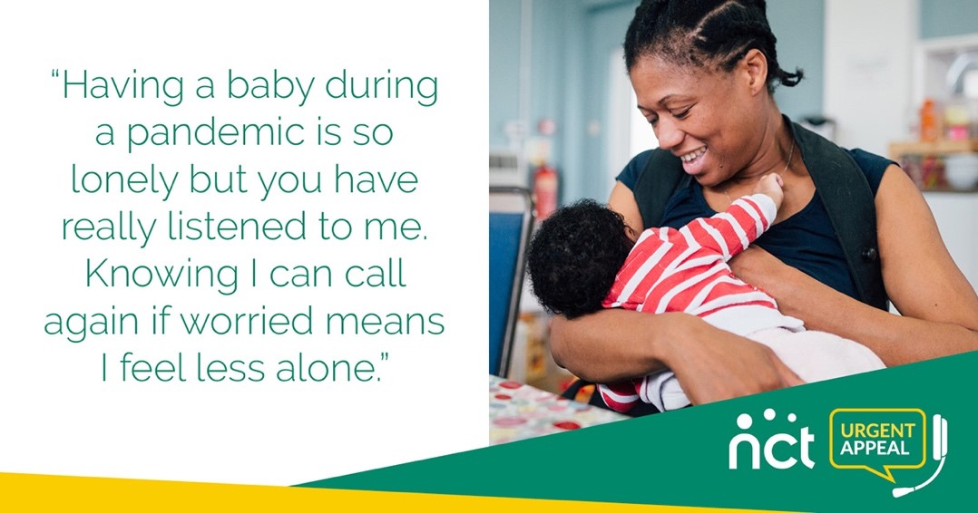 NCTcharity's tweet photo. Our infant feeding support line is a vital lifeline for new parents – especially when many are feeling isolated because of #COVID19. Right now we’re taking more calls than ever. 💚

Find out about our support line appeal: https://t.co/LiDzspyaXq

#NCTHereForYou #Supported https://t.co/yEcVJ0VhpY