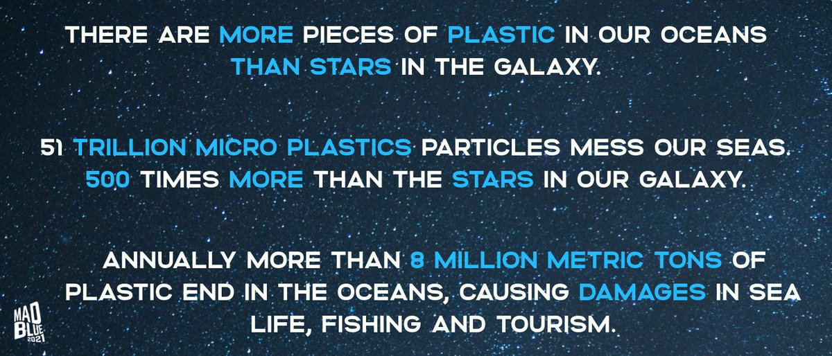 madbluesummit's tweet photo. 💫 MORE #PLASTIC THAN #STARS
⠀⠀⠀⠀⠀⠀⠀⠀⠀
A different way of becoming aware of the #plasticpollution that invade  our #oceans .
⠀⠀⠀⠀⠀⠀⠀⠀
The #ocean is the vital element of our #planet, let's take care of it.

#PlasticFreeJuly #plasticwaste https://t.co/6P2qsV9pyZ