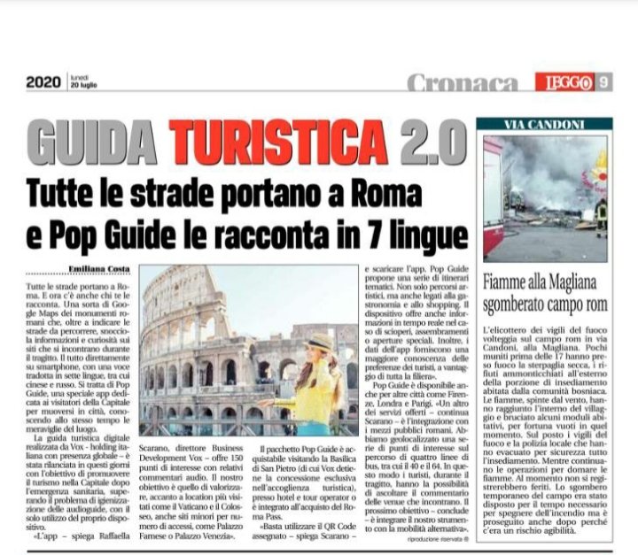 EmilianaCosta1's tweet photo. #PopGuide, l'app che racconta strade e monumenti di #Roma in 7 lingue, proponendo tanti itinerari diversi, dall'arte allo shopping. Il mio pezzo su @leggoit a pag. 1-9 ---> https://t.co/Bv25ZhfCHS https://t.co/ut7pVceIX8