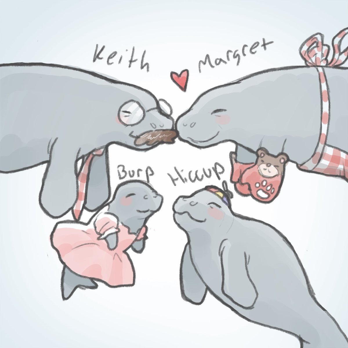 hexmaniaccoda's tweet photo. Exactly one hour ago at 12 in the mornin my nearly 18 year old sister burst into my room crying about manatees. I couldn’t resist. https://t.co/kdqYwnzjXS