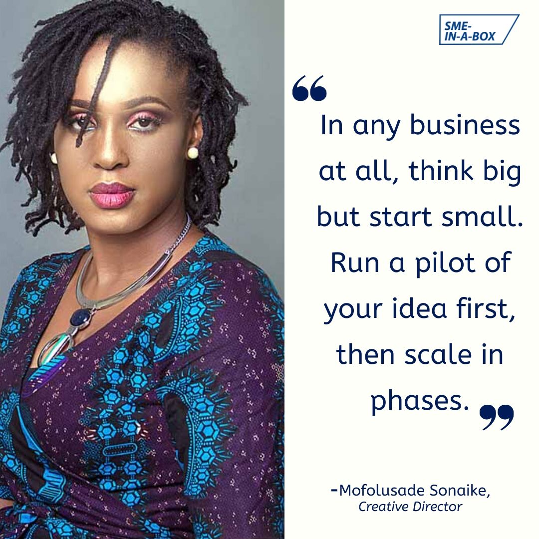 SMEINABOX's tweet photo. In any business at all, think big but start small. Run a pilot of your idea first, then scale in phases.
#MondayMotivation #SMEQuotes #MondayMorning https://t.co/xSbcWM2QRG