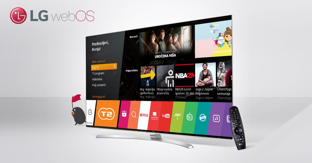tedvanet's tweet photo. Aplikacijo T-2 TV smo omogočili tudi na LG-jevih pametnih televizorjih z operacijskim sistemom webOS 3.0 do 5.0. Preveri kako jo namestiš na svoj tv 👉 https://t.co/VF0pSPKMGU https://t.co/y0LdxEYRW0