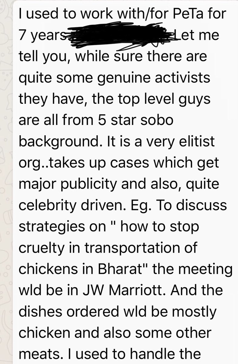 Hi ⁦<a href="/PetaIndia/">PETA India</a>⁩, one of your ex-associated reached to me with this. Is this true?