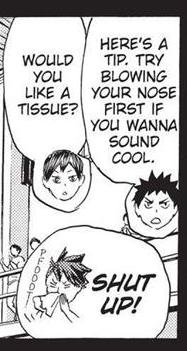 Me trying to express my haikyuu feelings to my friends 