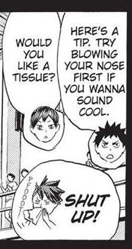 Me trying to express my haikyuu feelings to my friends 