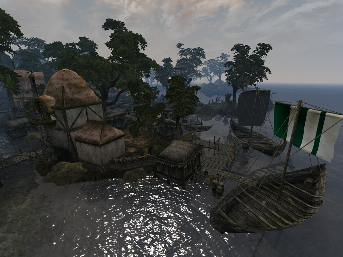morrowind graphics mod before and after