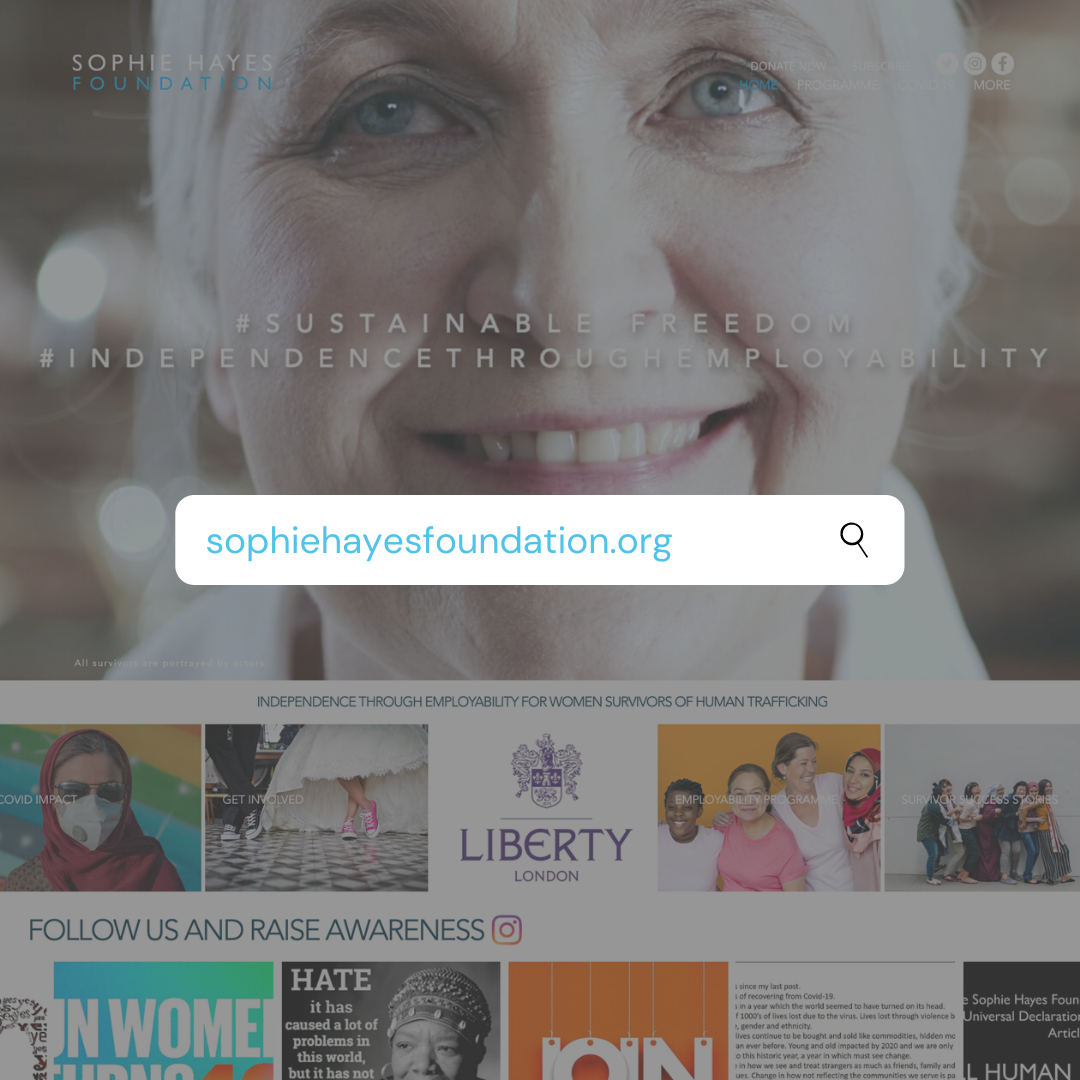 SophieHayesFndn's tweet photo. We've got a new look! Come and check out our brand new website, filled with real survivor stories, who we are and ways to get involved... New Look, Same Purpose πͺ #SustainableFreedom #IndependenceThroughEmployability #WomenEmpowerment #WomenInBusiness #GirlPower #SelfLove https://t.co/BiEvpDsPRc