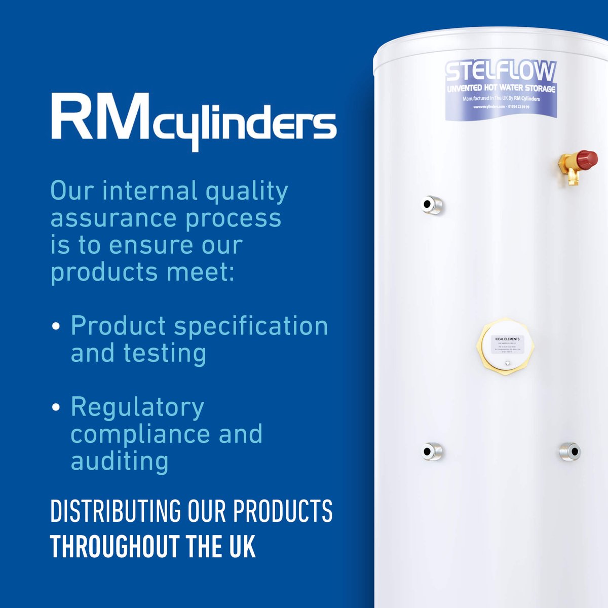 RMCylinders's tweet photo. #RMCylinders supplies the best Vented, Unvented, and Commercial #HotWaterCylinders you'll find on the market.

All are made to the latest standards so you can always be confident in their performance.

Browse today: https://t.co/9SBZqobmiM

#Heating #Plumbing #RenewableHeating https://t.co/5U56WgUDYR
