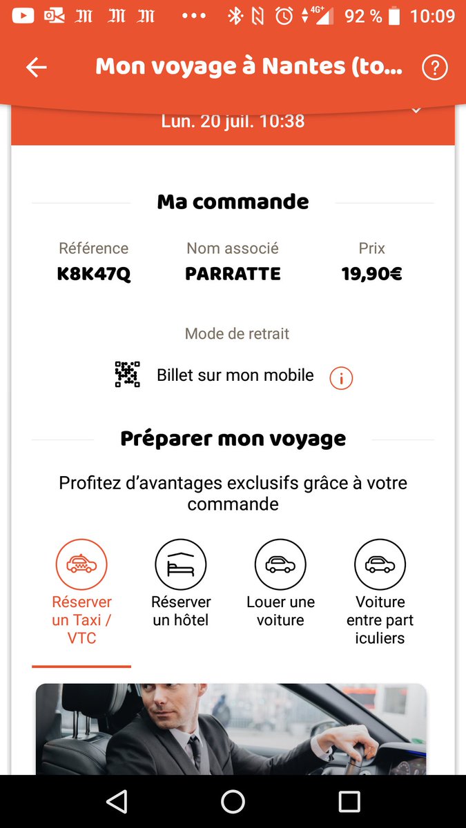 MichelParratte's tweet photo. @ouisncf bonjour
Je n'arrive pas à billet TER de Paris à Nantes. Mon numéro de commande : K8k47Q. Pourriez-vous m'aider à le faire ? J'ai un avis précisant que la SNCF s'engageait à rembourser les billets, TER compris.
Merci beaucoup, cordialement https://t.co/3Krgq3tQ1n
