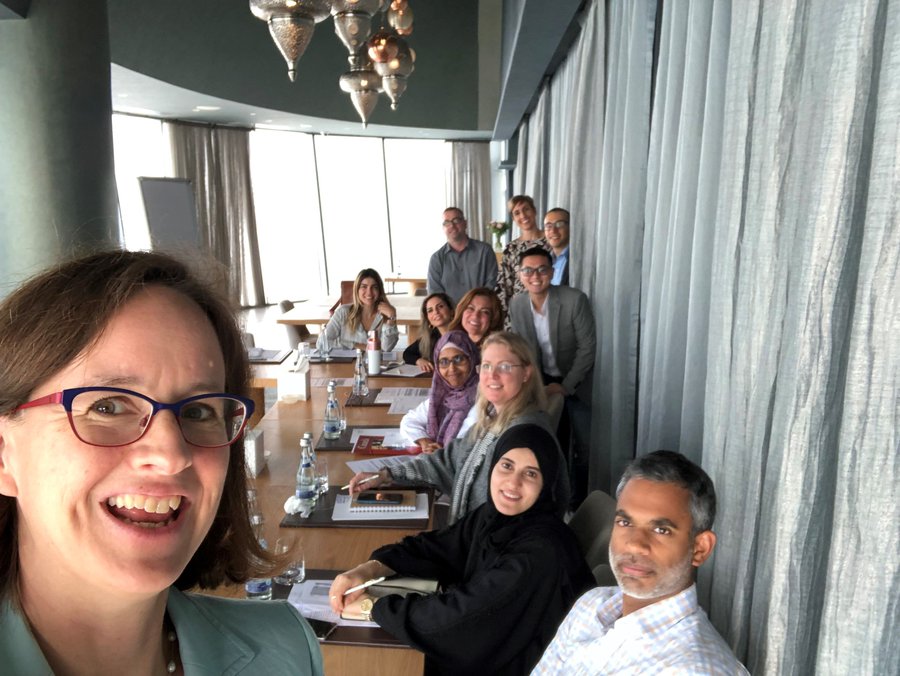 KateStarkey4's tweet photo. Ma Salama #Dubai! Bye to the glitz and bye to the real. Kind of like #HopeMarsMission, I too am taking off. Such an amazing part of the world. Privileged to have worked with such an incredible @TCS_SDC  team and to have been a part of @CanadainUAE. https://t.co/Nbky9Iw97w