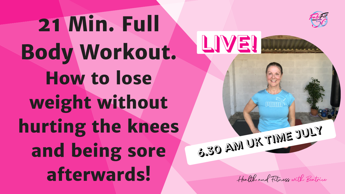 fabandfitover50's tweet photo. Full-body Workout PLUS SIZE /50plus Beginner Workout/ Low Impact / No Equipment / No Jumping https://t.co/PE3jwbGq1B via @FacebookWatch #FitnessMotivation #fabandfit #50plusandfabulous #50plus #workouts #healthy #weightlosstransformation @thebodycoach @melrobbins @nataliejillfit https://t.co/u2npJf9Rny