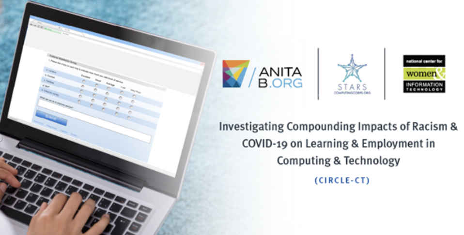 MinnesotaAiC's tweet photo. @AnitaB_org, @NCWIT and the @StarsComputing are conducting a survey to understand the impact of the global #pandemic on the conditions of work and educational environments. Learn more — https://t.co/TdNGkL60gw https://t.co/n3QkH4xSaQ