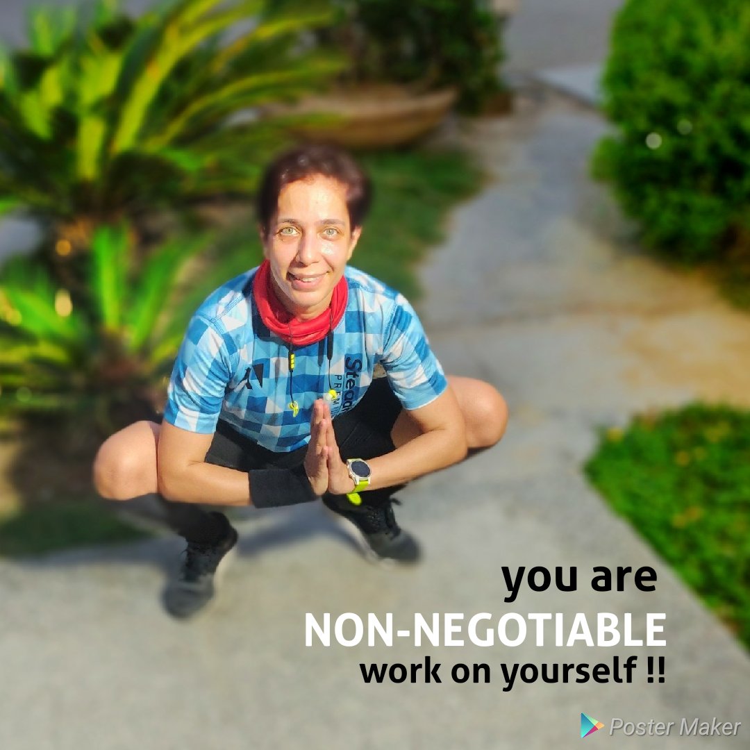 UrvashiAnand's tweet photo. You are non-negotiable, work on yourself
#adobeindiarunners #activeadobe #fitadobe #adobelife #fitindiamovement #beatyesterday #garmin #femalerunner #worlderunners
#reebokzprint #reebok #runner #instarunners #womensrunningcommunity #runitfast #runningcommunity https://t.co/GArycFuLf0