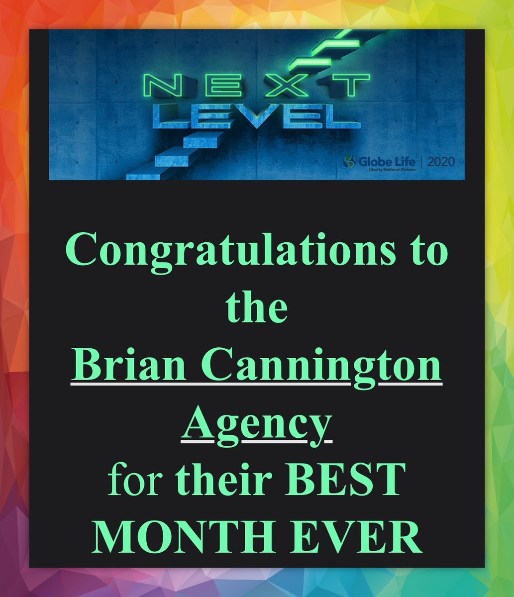 Canningtonagncy's tweet photo. How awesome and exciting!!!  This was a team effort and because of everyone’s hard work, dedication, persistency, and perseverance we rocked it!  Thank you all!!!! https://t.co/eh93VBi5Q7