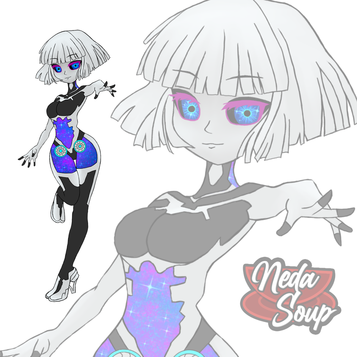 SoupNeda's tweet photo. And 8 VRChat avatar to chibi drawing! 🥰
Our beautiful #RoboBabe @Annakavanna Love you to the moon and back, you are such a sweetheart and I don't deserve to have you as a friend 😭🥰🥺
#VRChat #digitalart #chibi https://t.co/tTzcLdK8rS