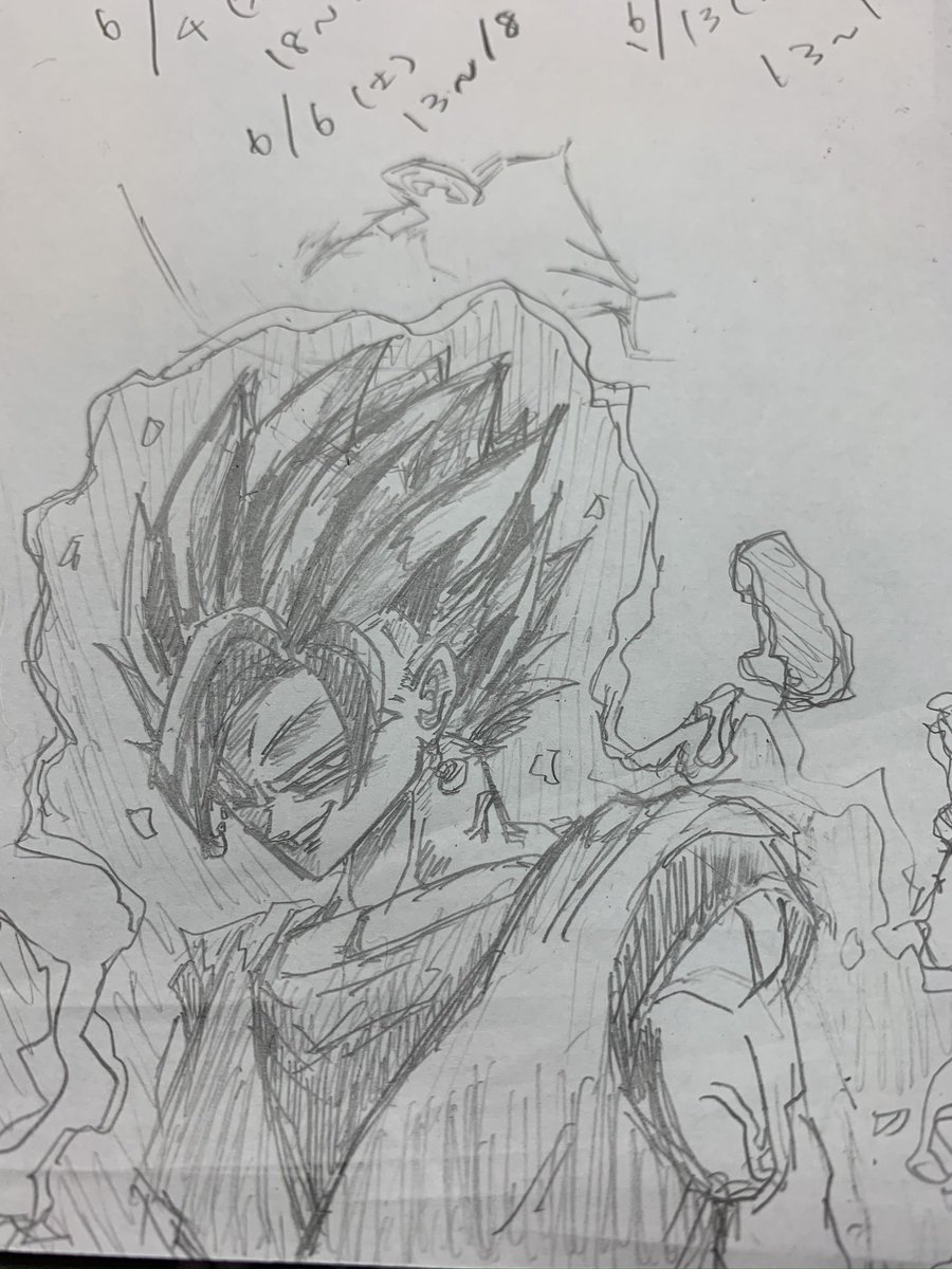 NOBUMOSU's tweet photo. こないだ描いたやつ極悪ベジットになってしまった
#絵描きさんと繋がりたい  #落書き
#ドラゴンボール
#DragonBall https://t.co/dbUUNsqrLQ