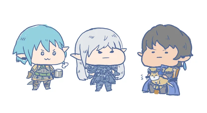 [ほっぺたシリーズ]追加しました。
(これはラフいつか清書する用)
#FF14 #お昼休みの息抜き 
