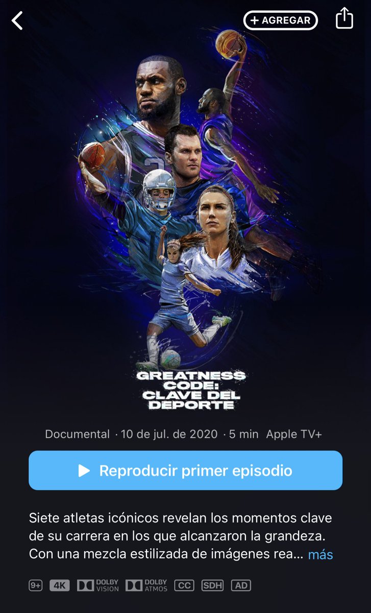 otonielgamboab's tweet image. #GreatnessCode #AppleTV genial!