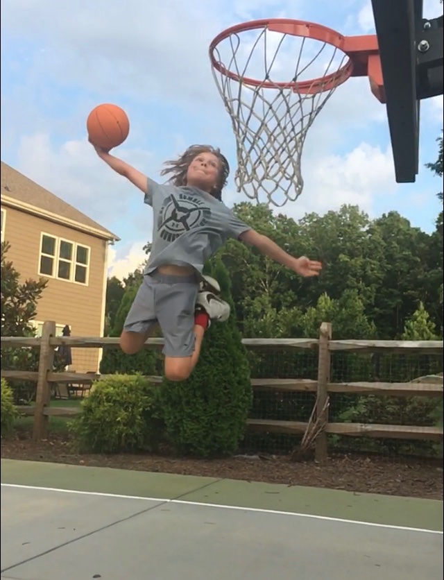 So much drive in one little body! J-Rock putting in the work🏀