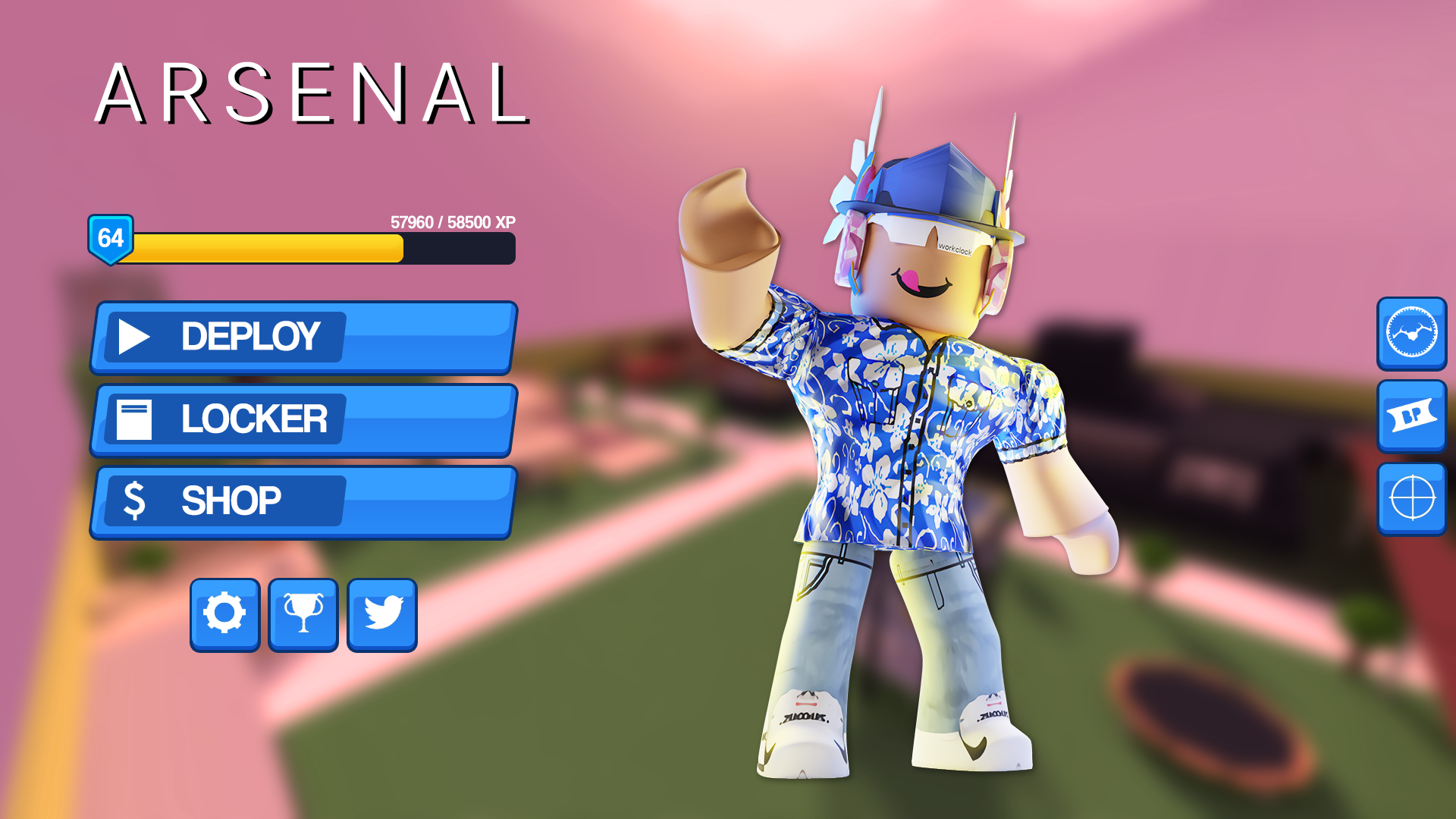 Ted On Twitter Working On Remaking Arsenal S Ui I Didn T Want To Go With A Sleek Design Because I Just Didn T Feel Like It Really Fit Arsenal S Theme Let Me Know - roblox arsenal characters png