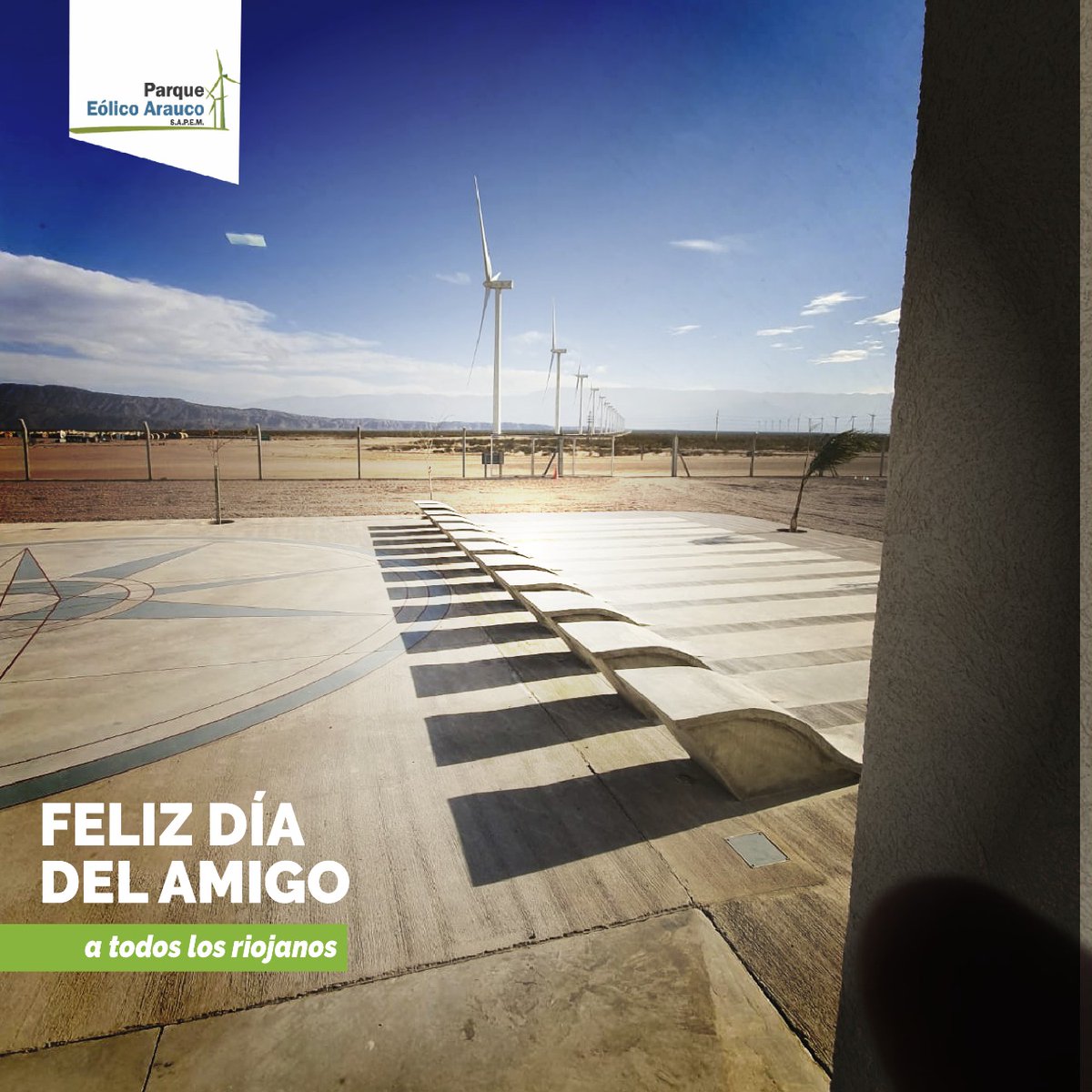 🥰 Feliz día de la Amistad, que hoy celebramos a la distancia pero conservando nuestras tradiciones y fuertes lazos que nos unen.Un cálido saludo virtual.

#DiaDelAmigo #ParqueEolicoArauc