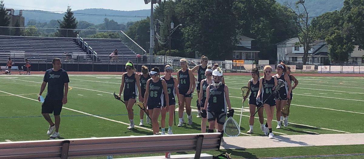After losing their senior season due to the pandemic our 2020 girls were ecstatic to be back on the field and enjoyed a hard fought 9-8 victory