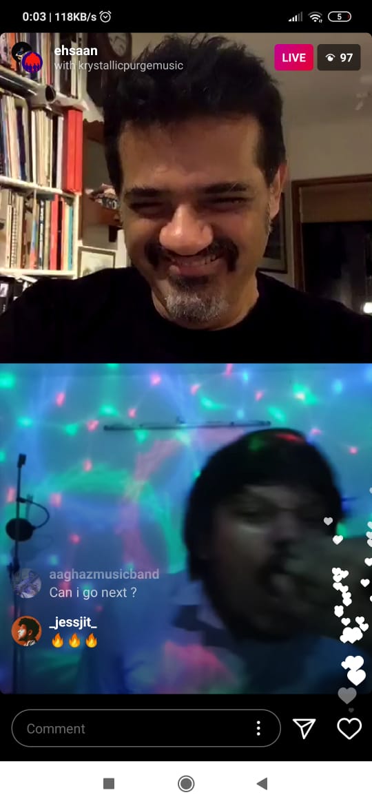 Krystallicpurge's tweet photo. It was an honor to be on an Instagram live with @EhsaanNoorani , Played Far too late live

#indieartist #musicians #artistsupportartist #supportartist https://t.co/GYRdFscnat