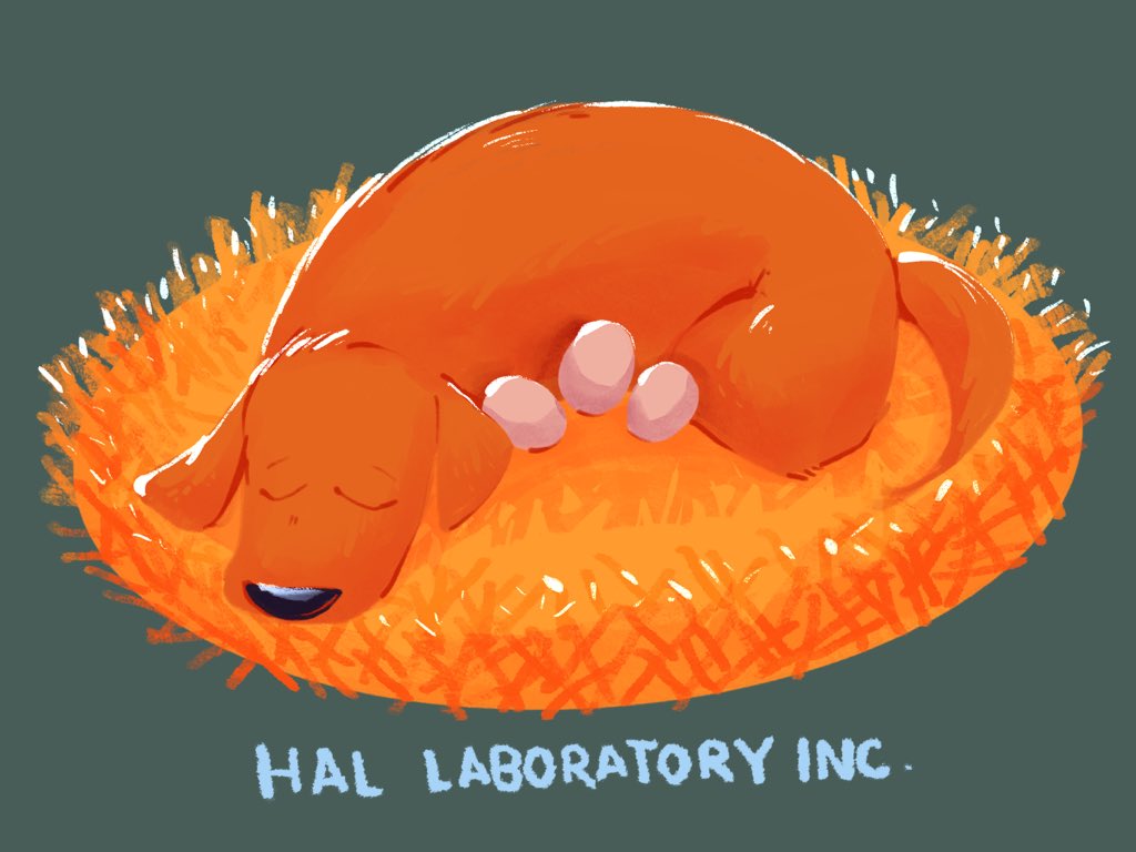 I find that the logo for HAL Labs is really cute 🐶🥚🥚🥚, image size:1024x768