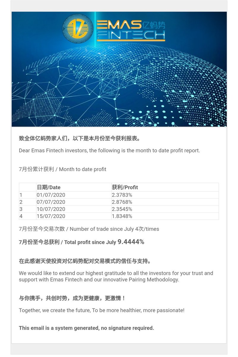 invstmntzach's tweet photo. #emasfintech
#sentinelmarket ぽいやつ、
今月4回目の利益入って9.4%💰
申請即日の出金で、手数料1.5%
銀聯カード使ってATMから出金可⭕
参加は↓コチラから
https://t.co/sE922pxJ2E
オプチャ紹介できます☝️
ぜひ、DMを
#investment #exchange #投資 #為替 #副業 #在宅 #在宅ワーク #不労所得 https://t.co/gcL3WXjTi5