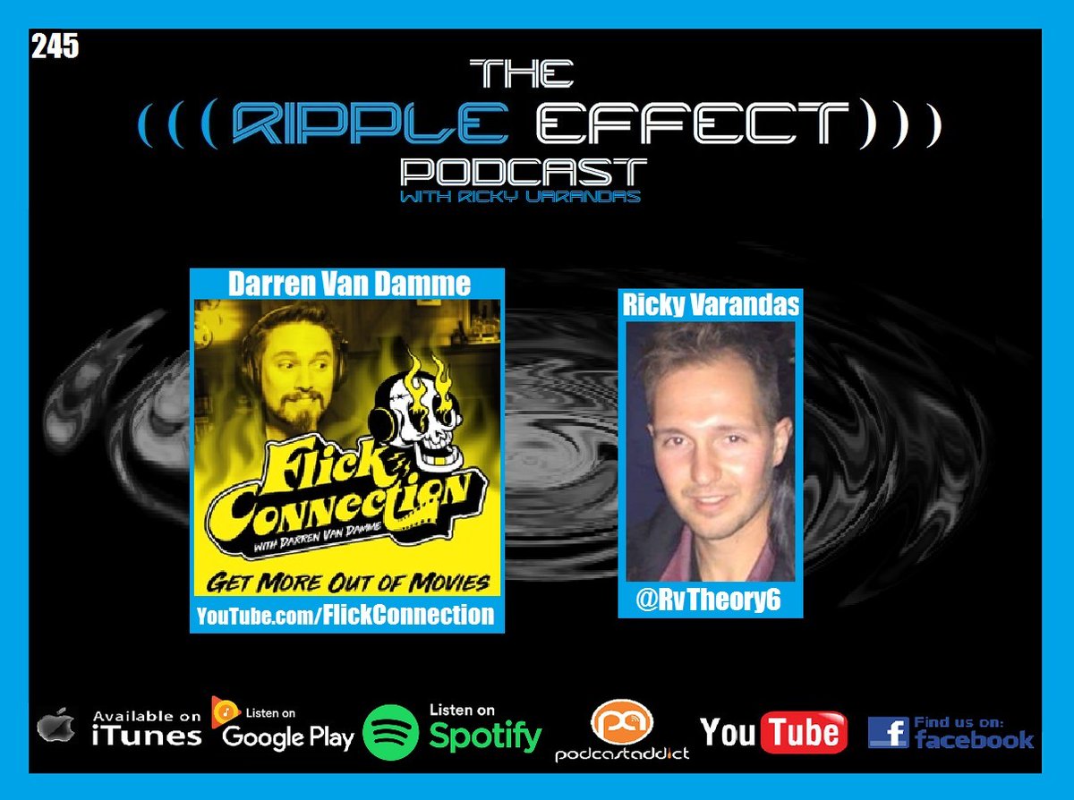 RvTheory6's tweet photo. NEW #TheRippleEffectPodcast (Darren Van Damme | #FlickConnection)

WATCH: https://t.co/PNB8zd5nMv
LISTEN: https://t.co/Ii99sNf3W7 https://t.co/w1DfTR4UnS